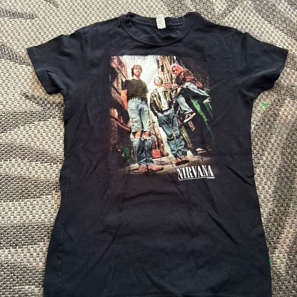 Vintage Nirvana / Kurt Coba T-shirt Size‎ L - Picture 2 of 7